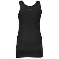 Black Cotton Women's Tank Top