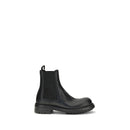 Black Calf Leather Bos Taurus Chelsea Boots