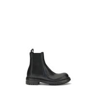 Black Calf Leather Bos Taurus Chelsea Boots