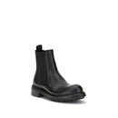 Black Calf Leather Bos Taurus Chelsea Boots