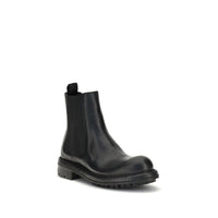 Black Calf Leather Bos Taurus Chelsea Boots