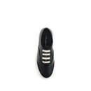 Black Calf Leather Bos Taurus Low Top Sneakers