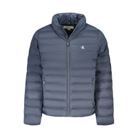 Blu Poliammide Mens Jacket