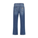 Blue Cotton Relaxed Fit Jeans