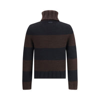 Brown Wool Turtleneck