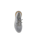 Gray Cotton Athletic Sneakers