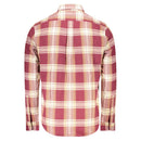 Red Cotton Men Shirt
