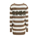 Brown Fleece Wool Cardigan