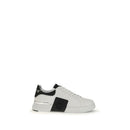 White Calf Leather Bos Taurus Athletic Sneakers
