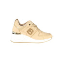 Beige Polyester Women Sneaker