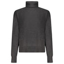 Black Cotton Women Sweater