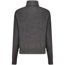 Black Cotton Women Sweater