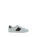 White Calf Leather Bos Taurus Low Top Sneakers