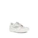 White Calf Leather Bos Taurus Athletic Sneakers