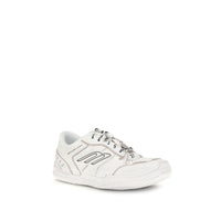 White Calf Leather Bos Taurus Athletic Sneakers