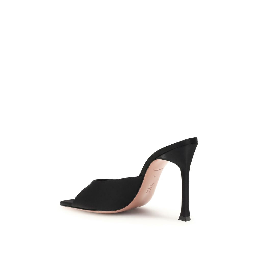 Black Calf Leather Bos Taurus High Heel Pumps