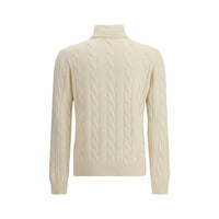 White Cashmere Turtleneck