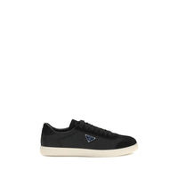 Black Polyamide Low Top Sneakers