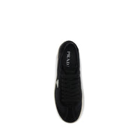 Black Polyamide Low Top Sneakers