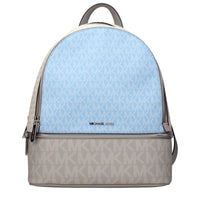 Beige Fabric Backpack