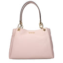 Pink Leather Shoulder Bag