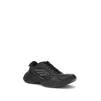 Black Calf Leather Bos Taurus Athletic Sneakers