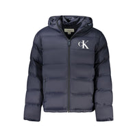 Blu Poliammide Men's Jacket