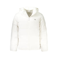 Bianco Poliammide Men's Jacket