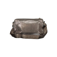 Gray Polyester Women Handbag