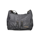 Black Polyester Women Handbag