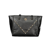 Black PVC Women Handbag