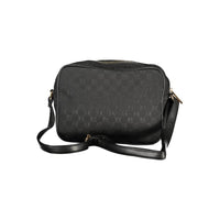 Black Polyester Women Handbag