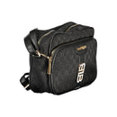 Black Polyester Women Handbag