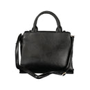 Black PVC Women Handbag