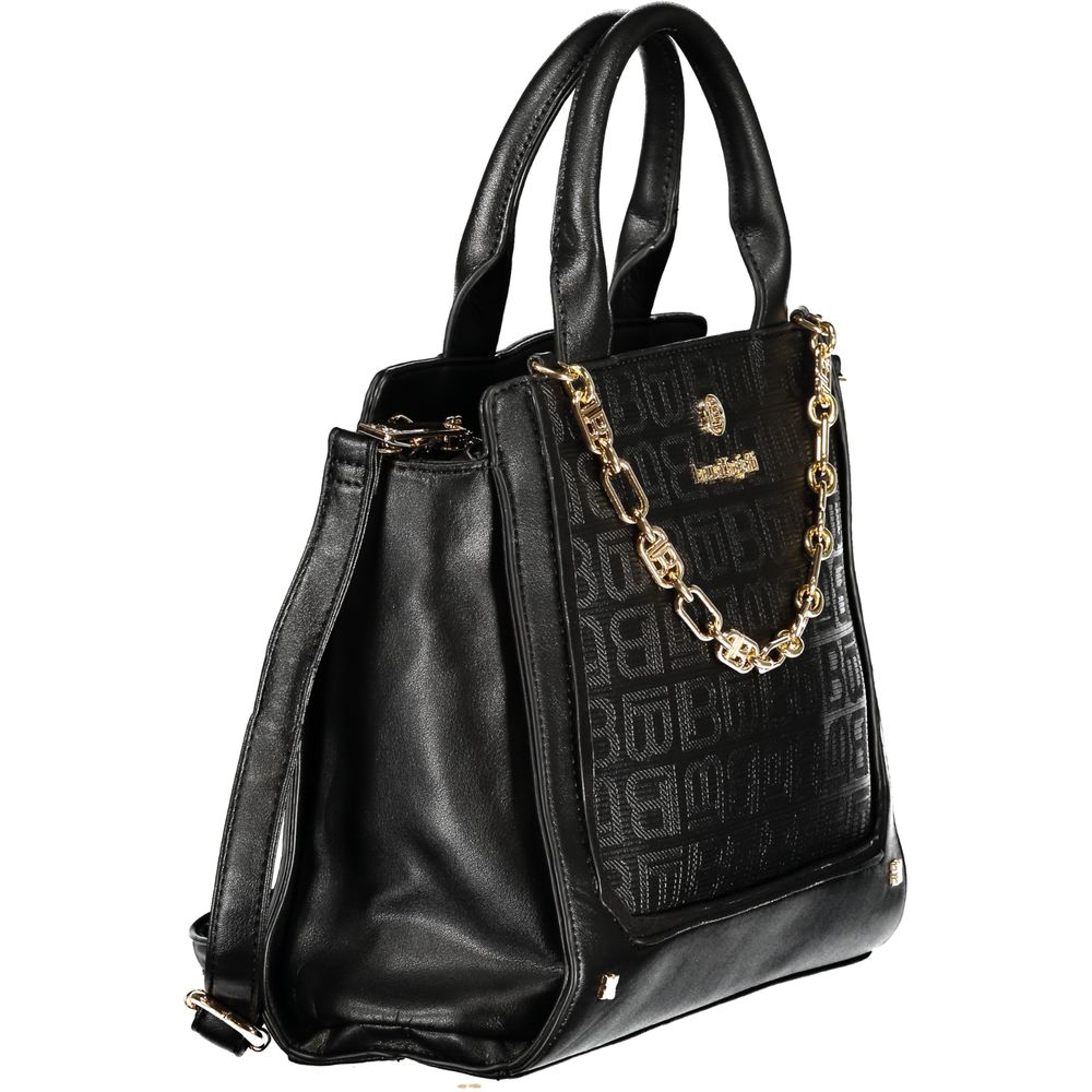 Black PVC Women Handbag