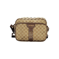 Beige Polyester Women's Shoulder Bag