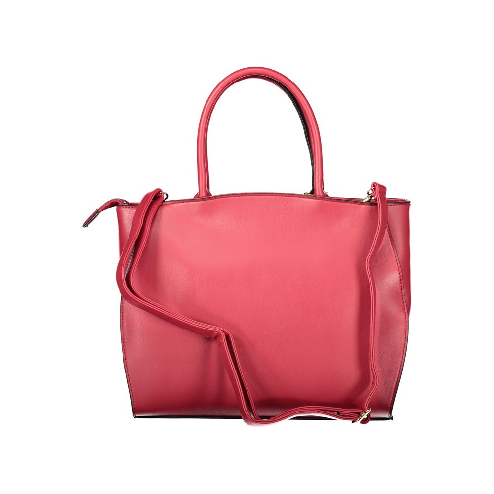 Rosso PVC Women Handbag