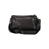 Black Polyester Women's Handbag