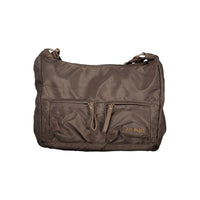 Marrone Polyester Women Handbag