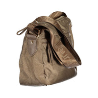 Beige Polyester Women Handbag