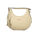Beige PVC Women's Handbag