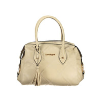 Beige PVC Women Handbag
