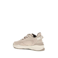 Cream Rubber Athletic Sneakers