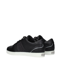 Black Leather Low Top Sneakers