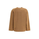 Brown Wool Sweatshirt