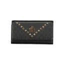 Black Polyurethane Women Wallet
