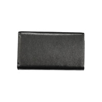 Black Polyurethane Women Wallet