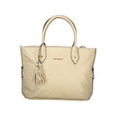 Beige PVC Women Handbag
