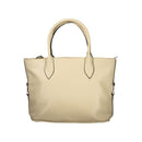 Beige PVC Women Handbag
