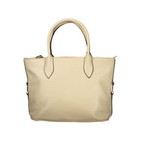 Beige PVC Women Handbag